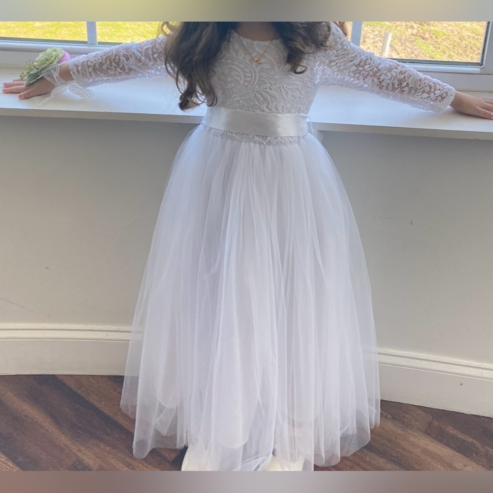 Lace Flower Girl Dresses, Boho Flower Girl Dress, Lace Dresses